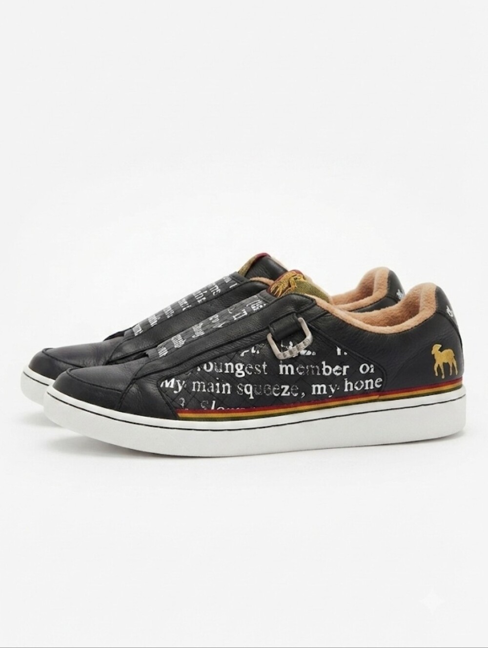 Y2K L.A.M.B. x Royal Elastics Black Baby Sneakers  Size 10